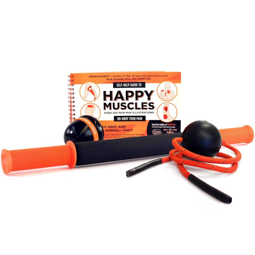 Happy Muscles Kit with The Original 18″ Handheld Foam Roller (Save 10%)