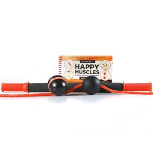 The Happy Muscles Kit plus 22" includes 4 amazing tools to massage your body from head to toe, help relieve sore muscles, soothe stress and tension, and recover.