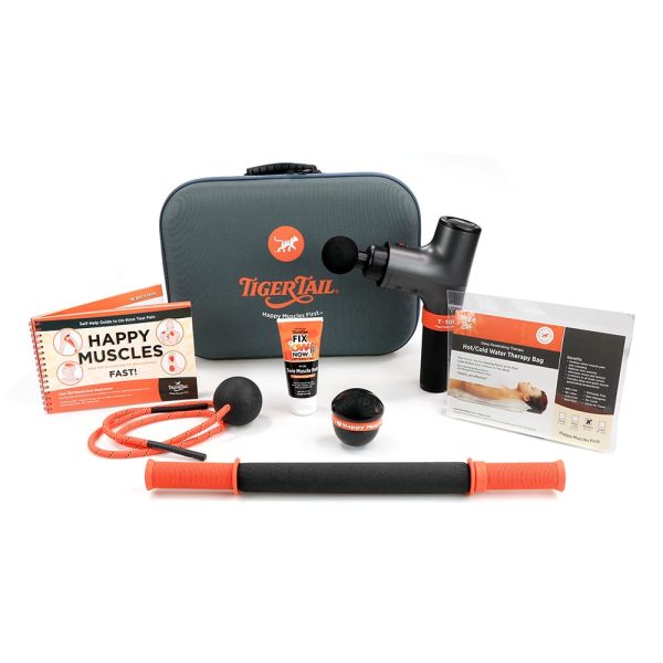 The Head & Shoulder Muscle Care Kit with T-1000 Vibration Massage Gun brings together amazing tools to massage your head, neck, and shoulder.