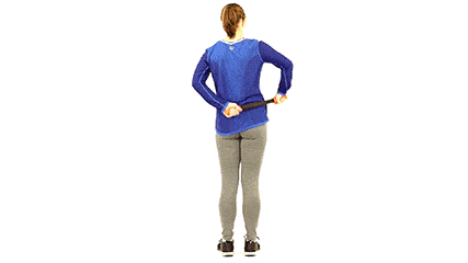 TigerTail_LowerBack-1 The Original 18" Handheld Foam Roller Lower Back Massage Animated