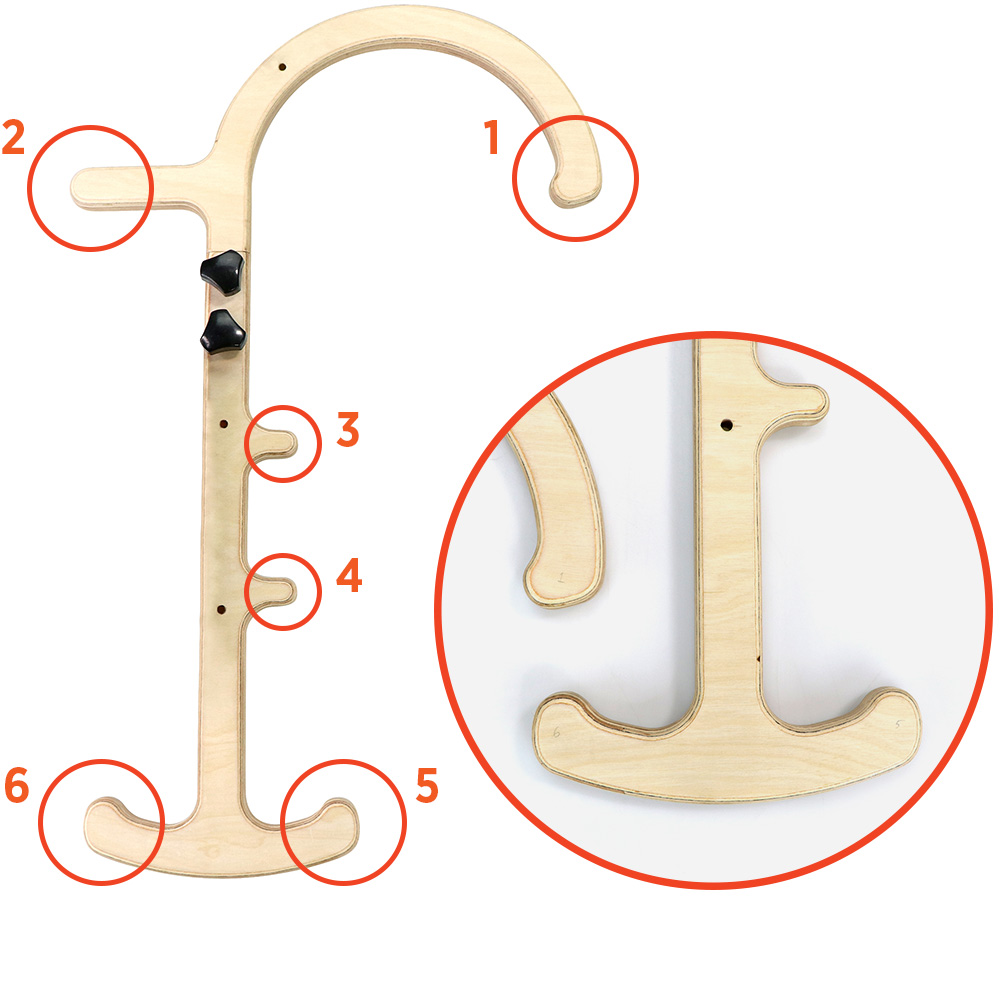 Featuring six Knot Buster Nodes for digging deeper into the muscle and releasing stubborn muscle knots.