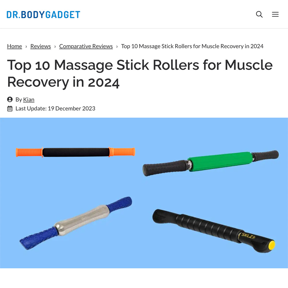 Dr Body Gadget — Top 10 Massage Stick Rollers for Muscle Recovery in 2024