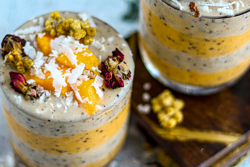 Pumpkin Chia Pudding Dessert for Thanksgiving