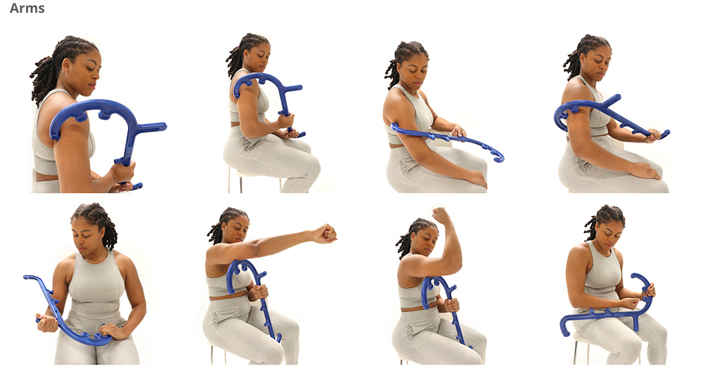 The Tiger Cane Massage Hook is a great way to relieve Arm Muscles