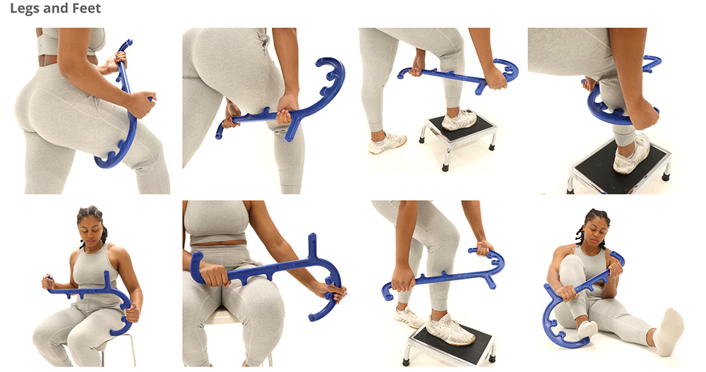 The Tiger Cane Massage Hook is a great way to relieve Legs and Feet Muscles