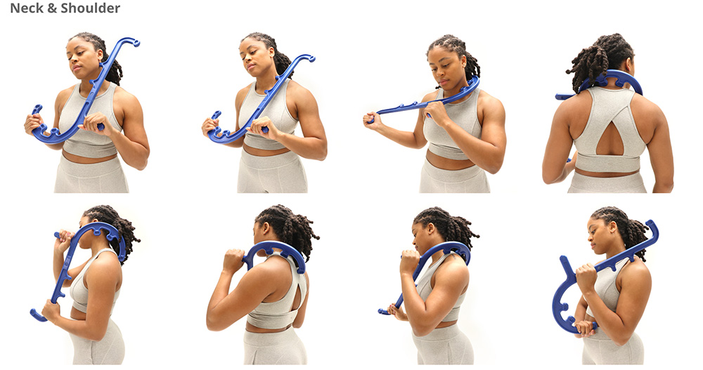 The Tiger Cane Massage Hook is a great way to relieve Neck and Shoulder Muscles