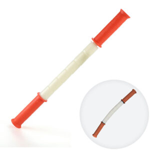 The Stick Bendy 15 with 6 beads. This massage roller stick can bend.