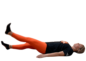 Straight Leg Raise Exercise to Strengthen Core Muscle