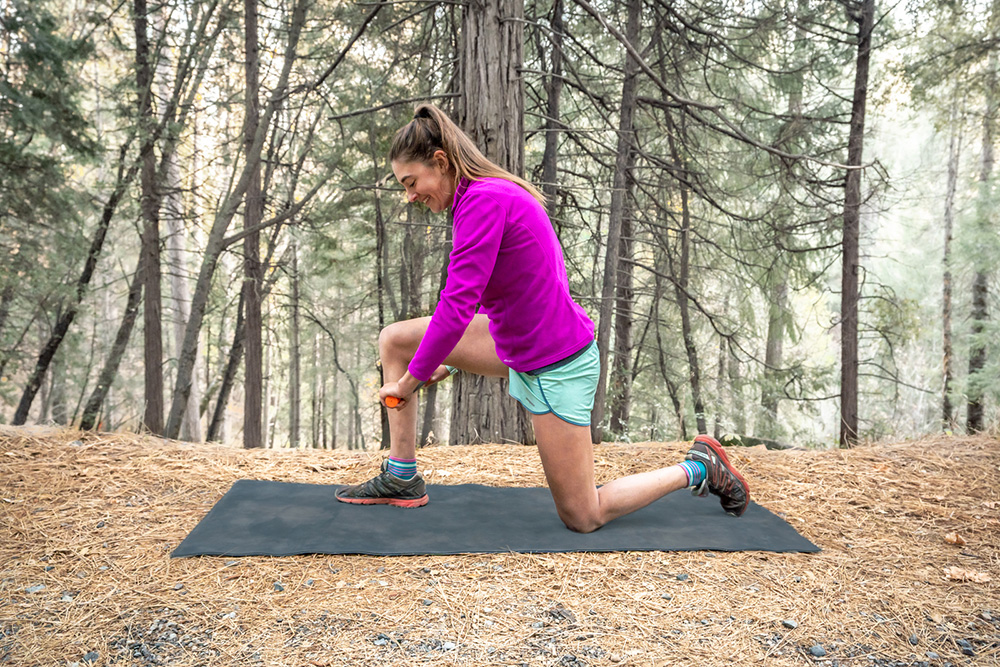 Whether you call it an athletic roller, a runner roller stick, or simply an IT band roller or IT band roller stick, this device is highly effective for self-myofascial release on the IT band.