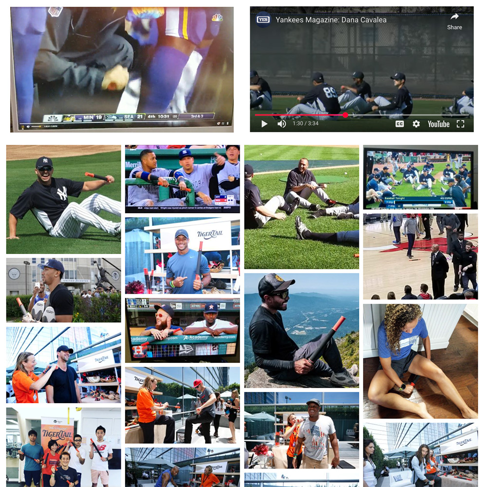 Tiger Tail is trusted in professional training rooms across the NFL, NBA, MLB, and Olympics.