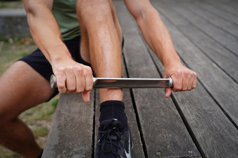 Tiger Tail fan favorite: The Tiger Blade – I ASTM Therapy Tool is a Pro’s choice for sure. It has three distinct blade surfaces and delivers deep, controlled pressure. For home use, this is easier when used with a friend. It weighs approximately 5.35 pounds, which allows the tool to provide much of the needed pressure.