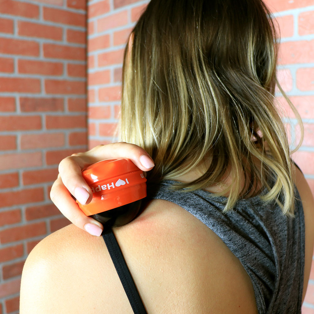 Knotty Tiger® Jr. is ideal for quick upper body tension relief, this handheld massage tool glides smoothly over clothing and skin.