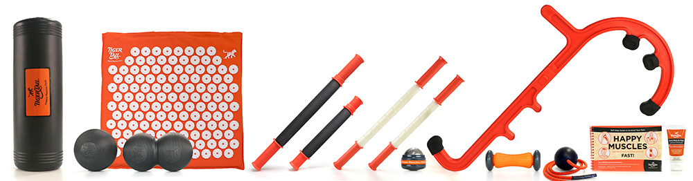 The Tiger Tail portable massage tools are great for muscle recovery.