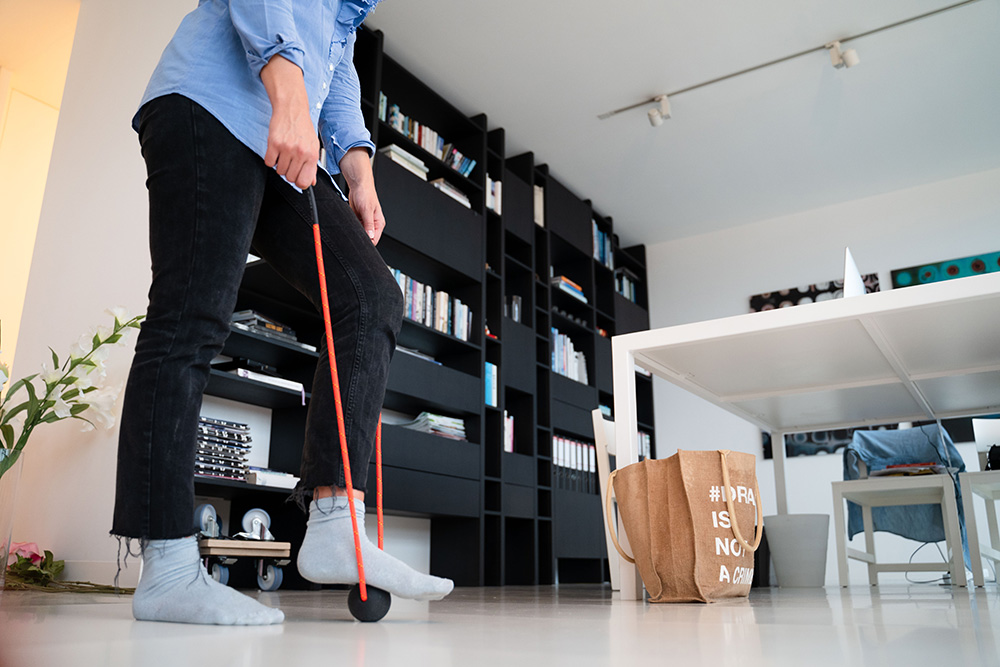 Tiger Ball 2.6 can work for knots in back, a knot in calf muscle, a knot in leg, or plantar fascia if you roll your foot over it.