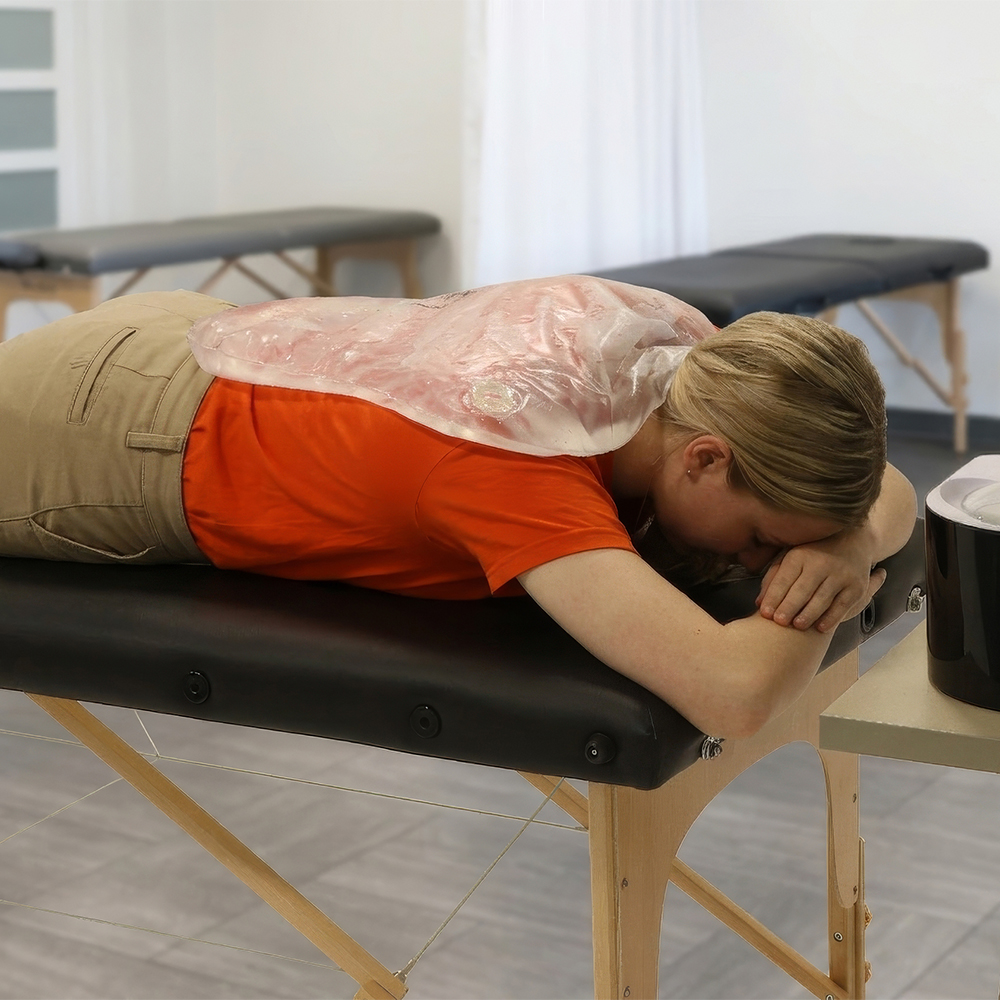 Hydro Hug Hot Water Therapy Pillow for Back Pain