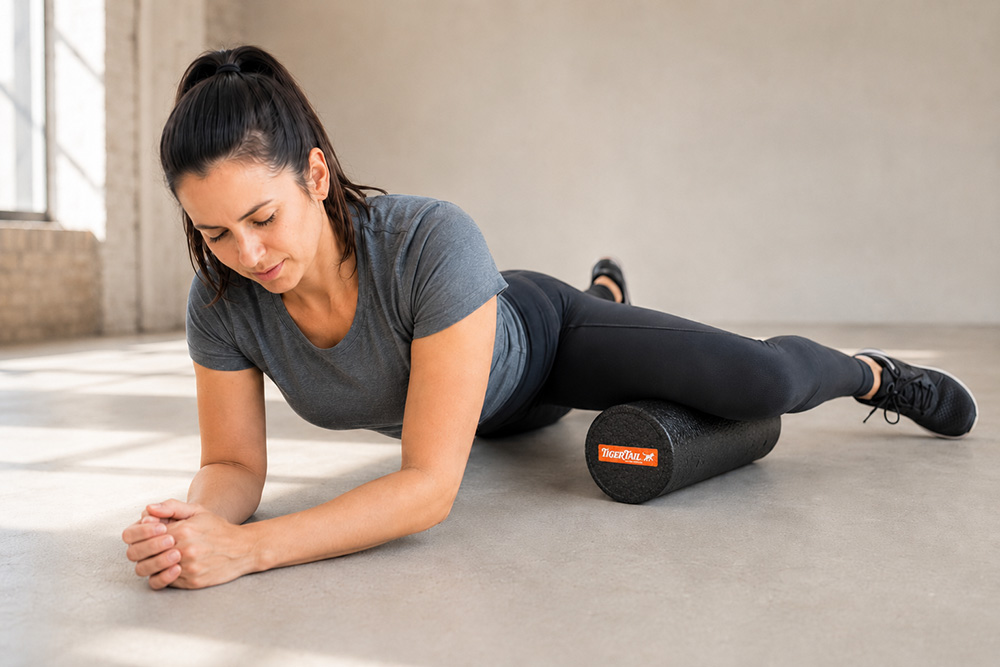 Inner Thigh Foam Rolling