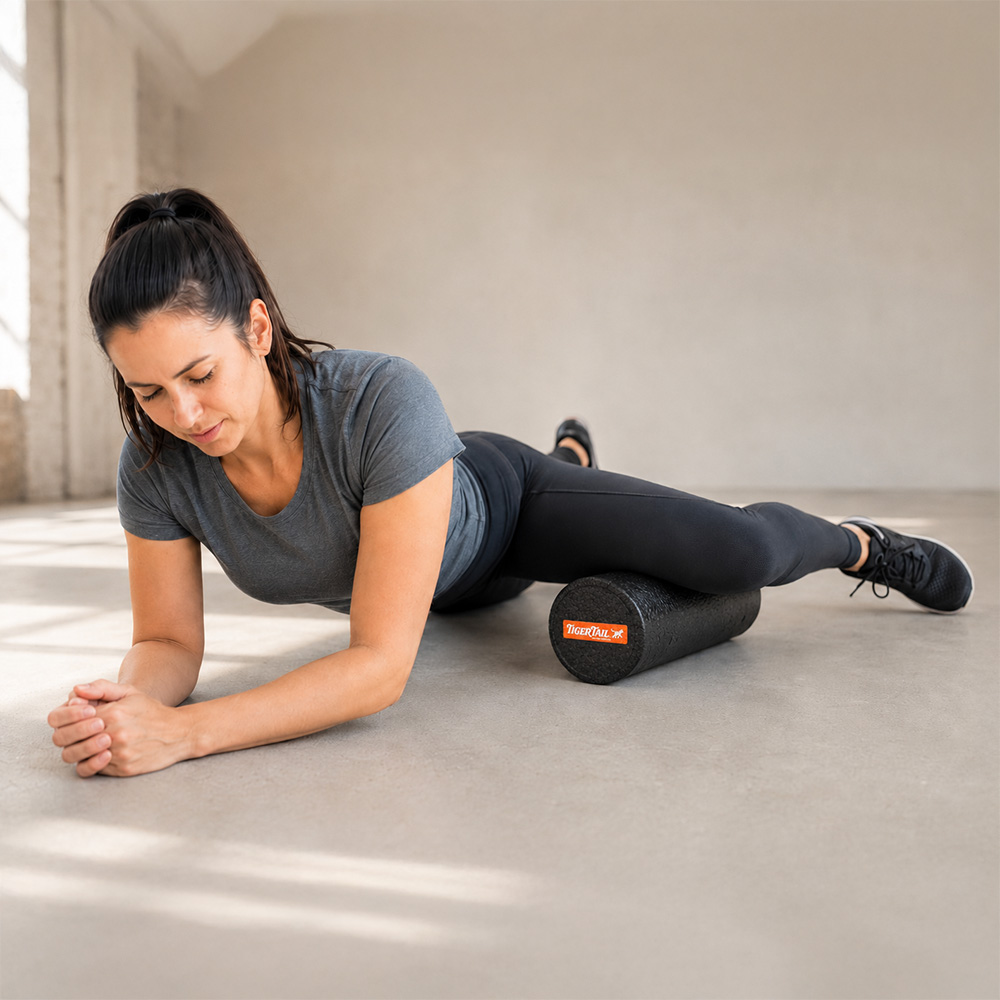 Inner Thigh Foam Rolling