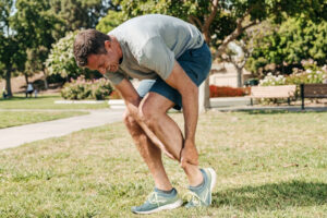 Calf pain muscle knots